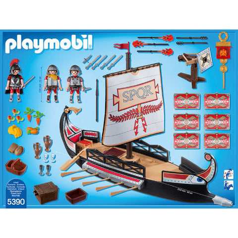 Playmobil - Romans and Egyptians - Nava Razboinicilor Romani