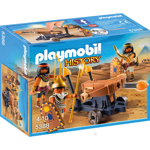 Playmobil - Romans and Egyptians - Soldati Egipteni Cu Tun