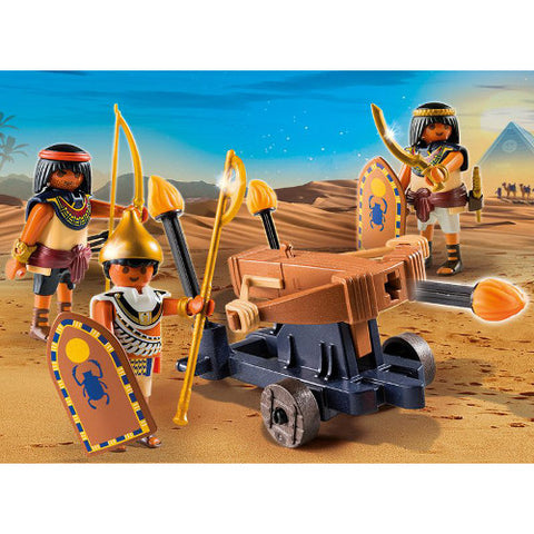 Playmobil - Romans and Egyptians - Soldati Egipteni Cu Tun