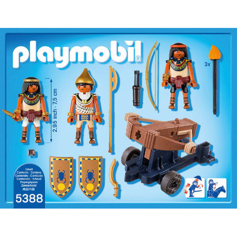 Playmobil - Romans and Egyptians - Soldati Egipteni Cu Tun