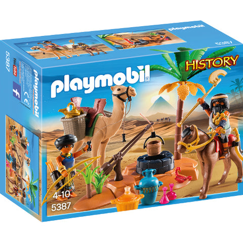 Playmobil - Romans and Egyptians -  Tabara Vanatorilor de Comori Egipteni