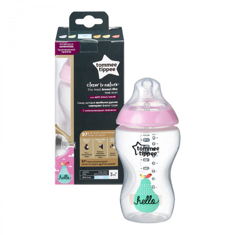 Tommee Tippee - Biberon Decorat 340 ml Fetite Hello