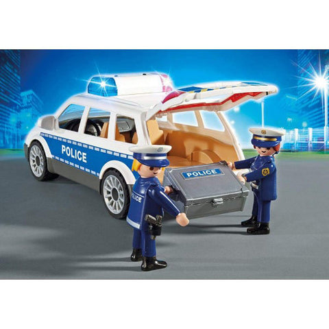 Playmobil - Set Playmobil City Action Police, Masina de Politie cu Lumina si Sunete