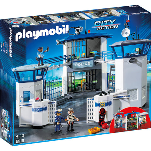 Playmobil - Set Playmobil City Action Police, Sediu de Politie cu Inchisoare