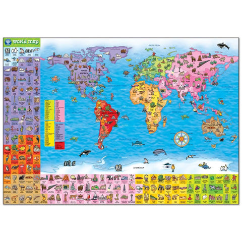 Orchard - Puzzle si Poster Harta Lumii 150 Piese