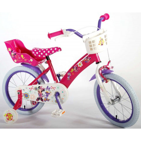 Volare - Bicicleta cu Roti Ajutatoare Minnie Mouse 16 inch