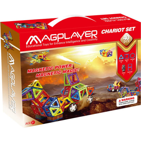 Magplayer - Joc de Constructie Magnetic - 40 piese