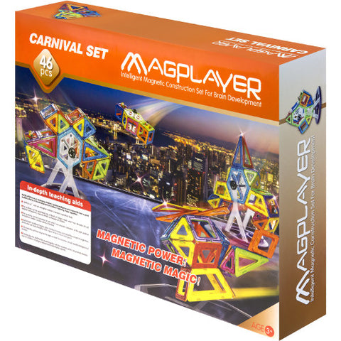 Magplayer - Joc de Constructie Magnetic - 46 piese