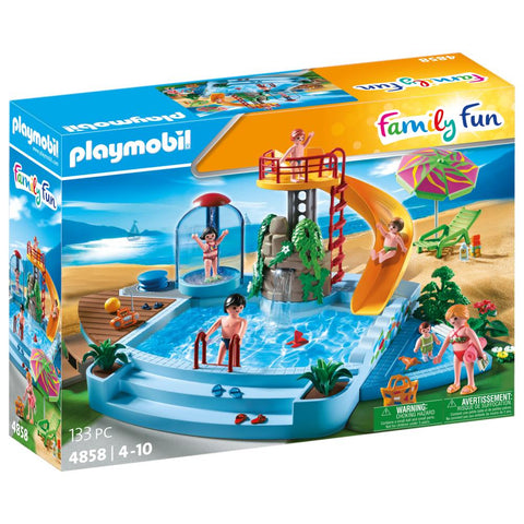 Playmobil - Piscina cu tobogan