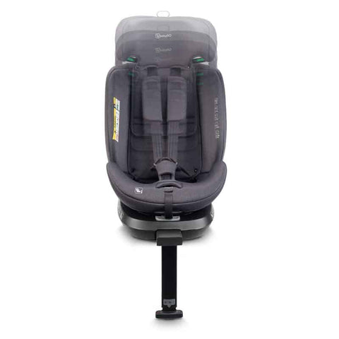 BabyGo - Scaun auto rotativ cu isofix, MOVE360 Green, 40-150 cm, certificat R129