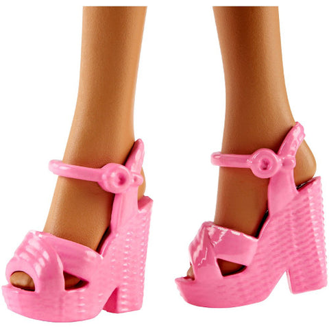 Mattel - Papusa Barbie Fashionista in Rochita cu Buline