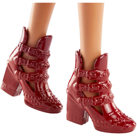 Mattel - Papusa Barbie Fashionista in Salopeta Inflorata cu Pantaloni Scurti