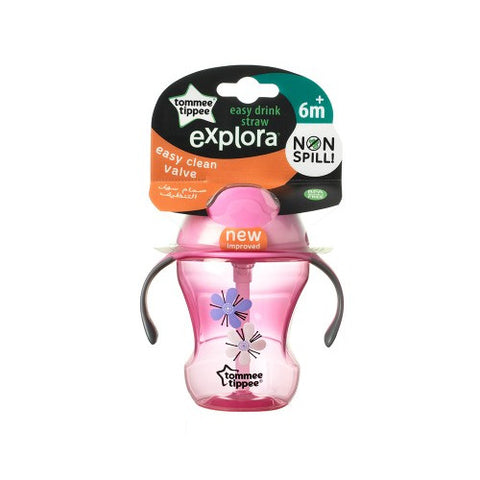 Tommee Tippee - Cana Explora Easy Drink cu Pai 230 ml