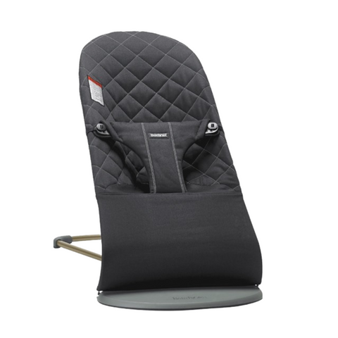 BabyBjorn - Balansoar Bliss Black din tesatura matlasata cu aspect Clasic