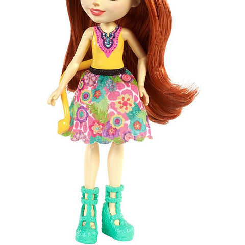 Mattel - Set EnchanTimals Papusa Gillian Girafa si Figurina Pawl
