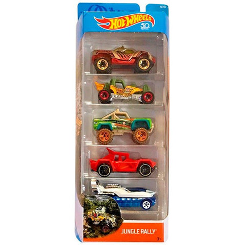 Mattel - Set 5 Masinute Jungle Rally
