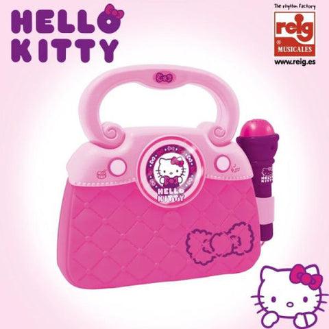 Reig Musicales - Geanta cu Microfon si Amplificator Hello Kitty 