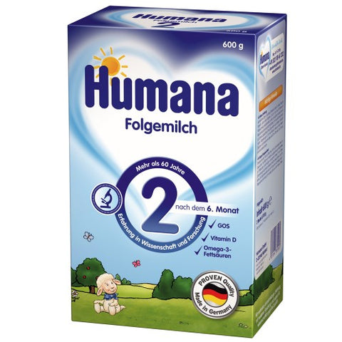 Humana - Lapte Praf Humana 2, 6 luni+, 600 g 