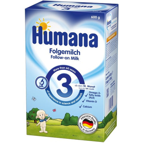 Humana - Lapte Praf Humana 3, 10 luni+, 600 g 