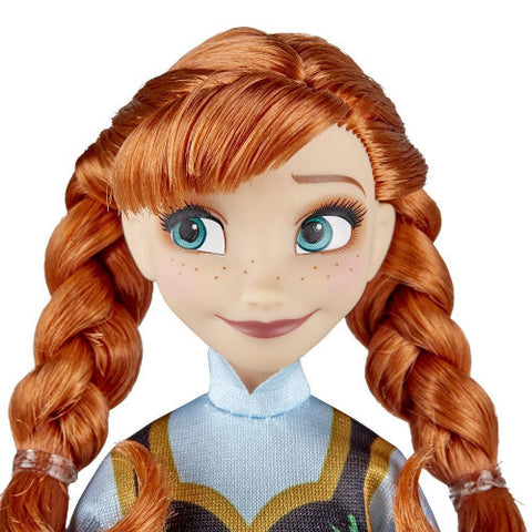 Hasbro - Papusa Disney Frozen Anna, Colectia Classic Fashion