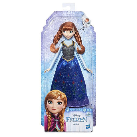 Hasbro - Papusa Disney Frozen Anna, Colectia Classic Fashion
