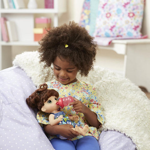 Hasbro - Papusa Bebelus Fetita Bruneta Baby Alive Sweet Spoonfuls