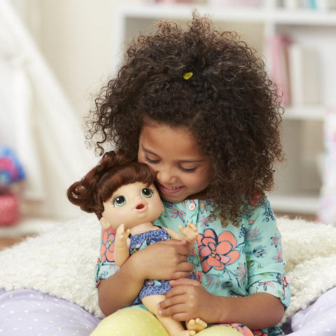 Hasbro - Papusa Bebelus Fetita Bruneta Baby Alive Sweet Spoonfuls