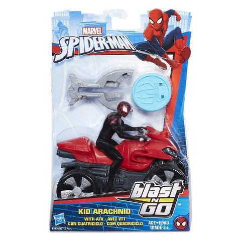 Hasbro - Figurina Kid Arachnid Blast'n Go cu ATV