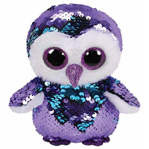 Ty - Plus cu Paiete Bufnita Moonlight 24 cm