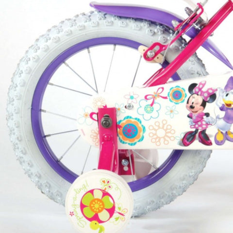 Volare - Bicicleta cu Roti Ajutatoare Frozen 14 inch Minnie Mouse