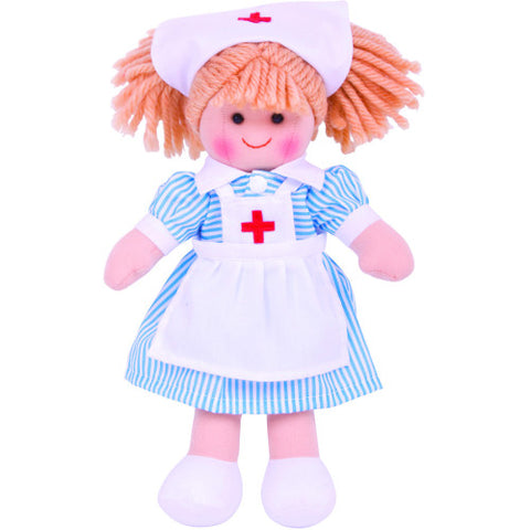 Bigjigs - Papusa Nurse Nancy
