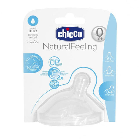 Chicco - Tetina Step Up, Flux Normal 0 luni+