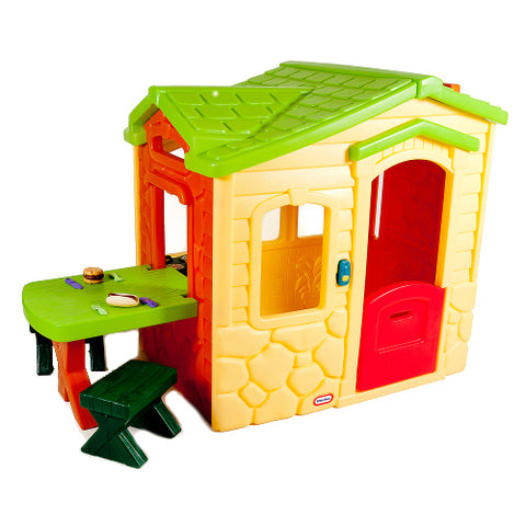 Little Tikes - Casuta Picnic cu Terasa Crem