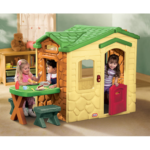 Little Tikes - Casuta Picnic cu Terasa Crem