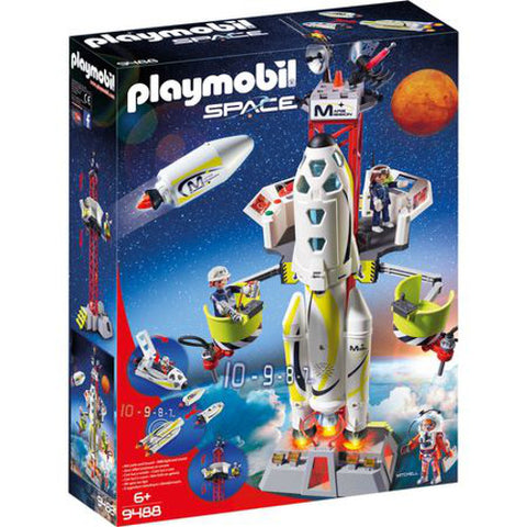 Playmobil - Set de Constructie Racheta Spatiala cu Lansator  - Space