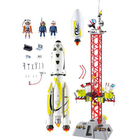 Playmobil - Set de Constructie Racheta Spatiala cu Lansator  - Space