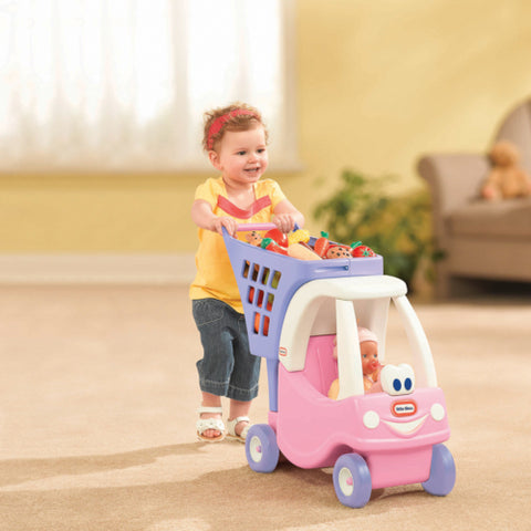 Little Tikes - Masinuta Printesa Cos Pentru Cumparaturi