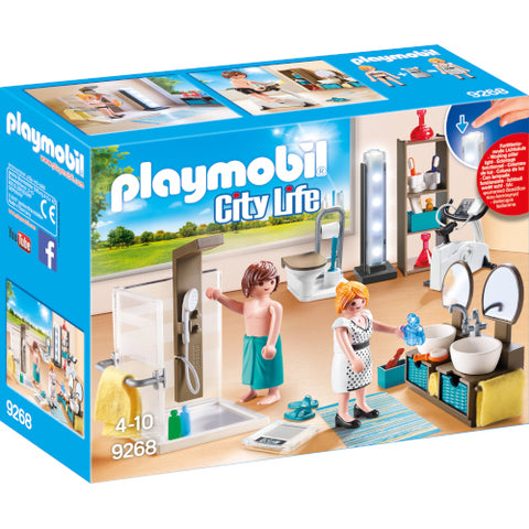 Playmobil - Set de Constructie Baia din Casa Moderna- City Life 