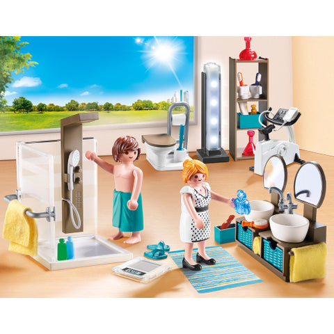 Playmobil - Set de Constructie Baia din Casa Moderna- City Life 