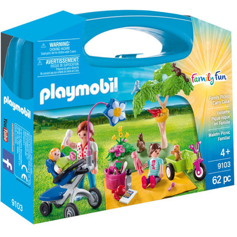 Playmobil - Set de Constructie Portabil Picnic In Familie - Family Fun