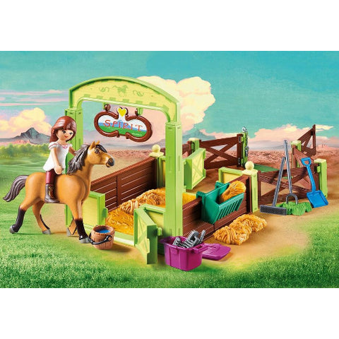 Playmobil - Set de Constructie Spatiu Ingrijire Cai Lucky and Spirit