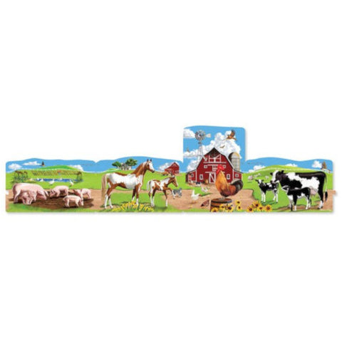 Melissa and Doug - Puzzle de Podea Conectabil Ferma