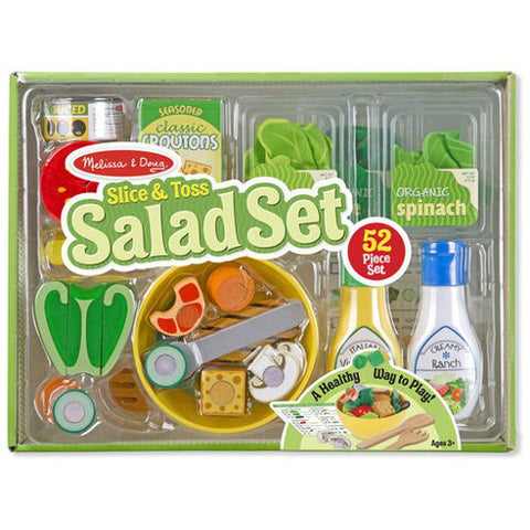Melissa & Doug - Set de Joaca din Lemn Salate Delicioase