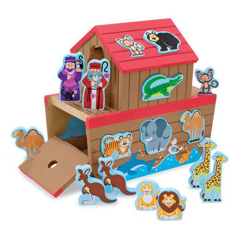 Melissa & Doug - Set de Joaca din Lemn Arca lui Noe