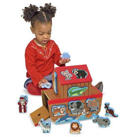 Melissa & Doug - Set de Joaca din Lemn Arca lui Noe