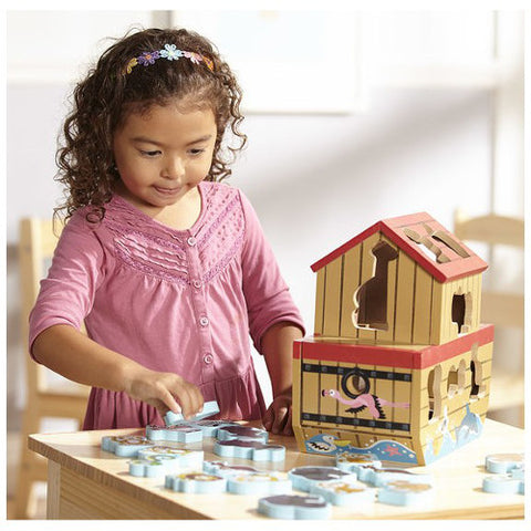 Melissa & Doug - Set de Joaca din Lemn Arca lui Noe