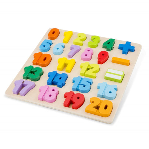 New Classic Toys - Puzzle din Lemn cu Numere