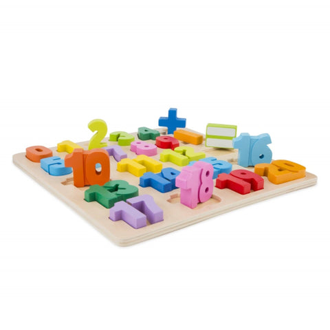 New Classic Toys - Puzzle din Lemn cu Numere