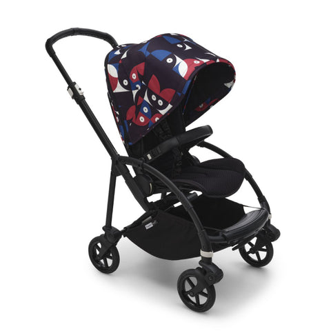 Capotina carucior Bugaboo Bee 6 Animal Explorer Red Blue