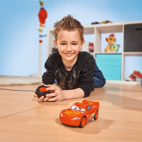 Dickie Toys - Masina Cars 3 Single-Drive Lightning McQueen cu Telecomanda